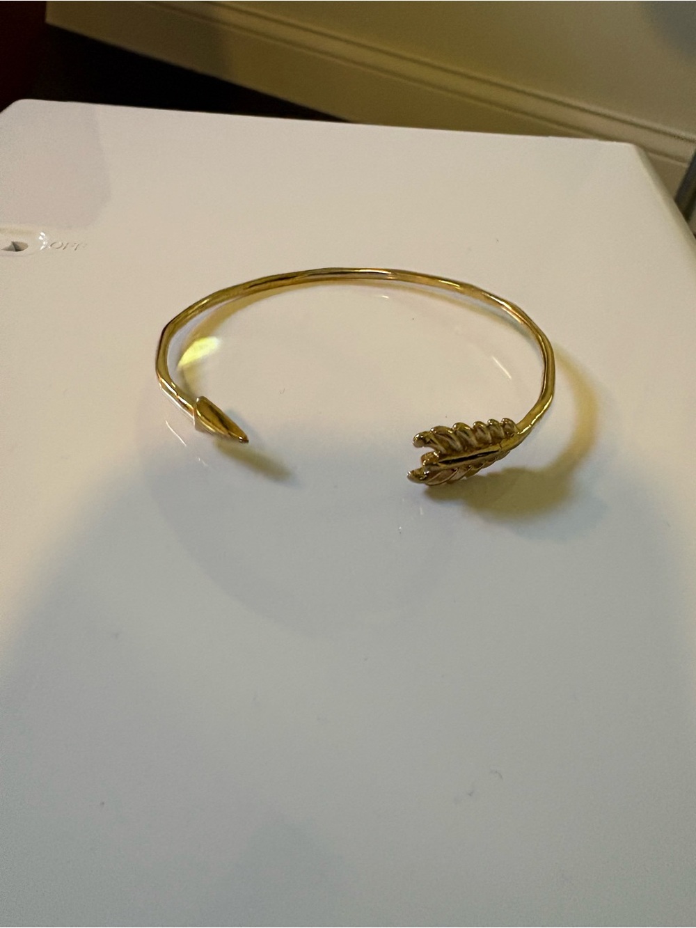 Stella & Dot Gold-Tone Leaf Cuff Bracelet - Women Jewelry